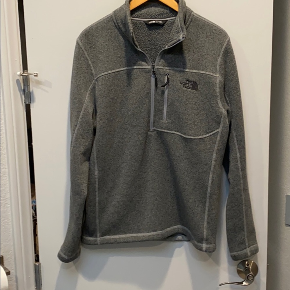 north face quarter zip up